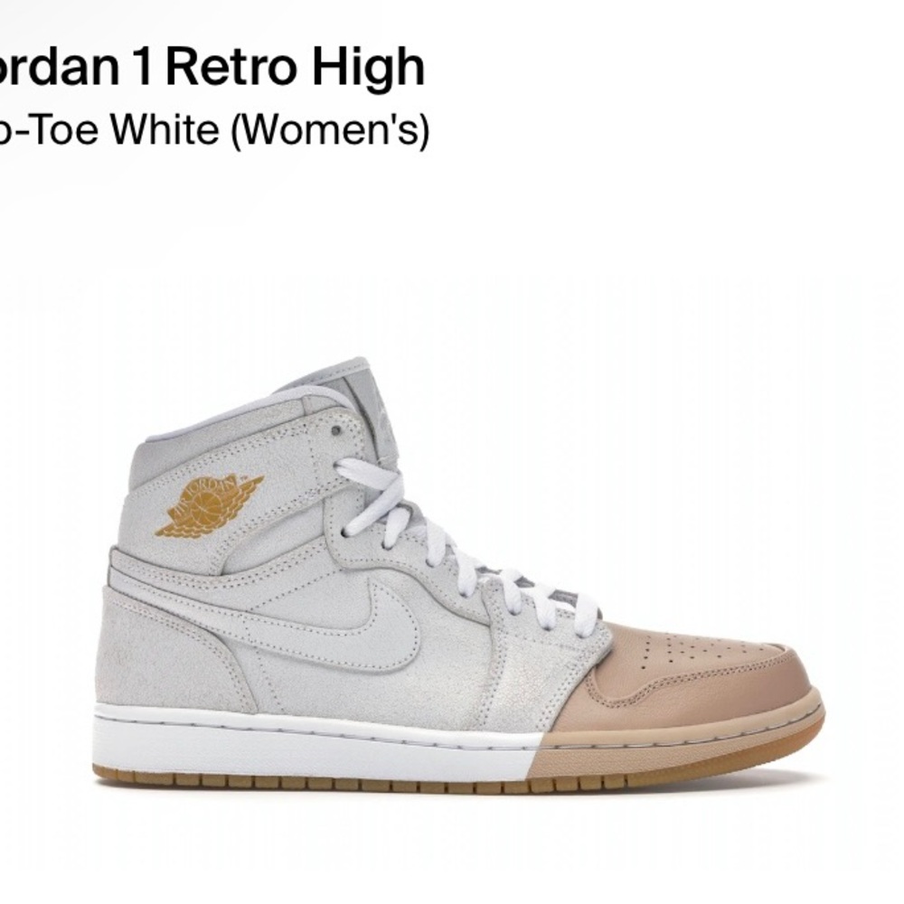 Jordan 1 Retro High - Dip Toe Whites